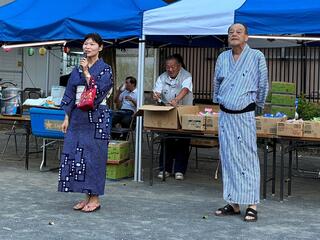 ご挨拶させていただきました 　