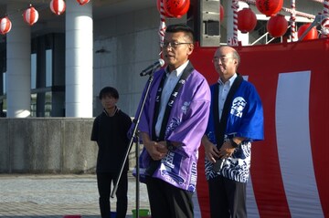 ご挨拶させていただきました 