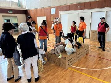 体育館区割り訓練 