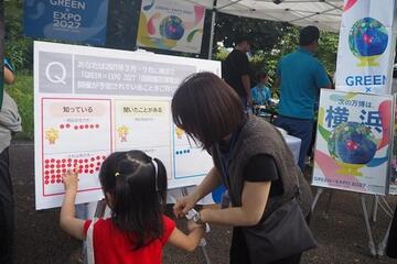 西区ブース（GREEN×EXPO2027 PR） 