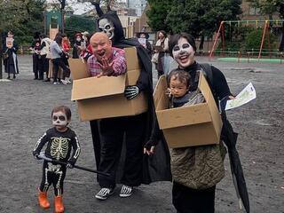 思い思いの仮装で楽しい♪