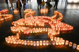 ひこにゃんのモチーフキャンドル 