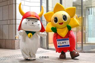 撮影会での貴重なツーショット 