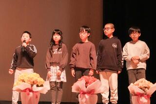 こどもたちの発表 