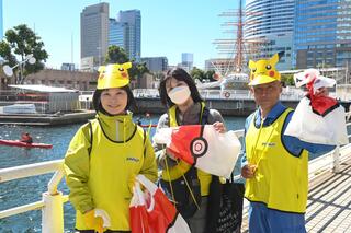 私もごみ拾いに参加しました 