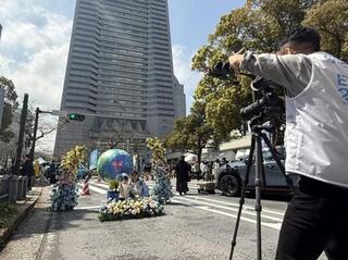 横浜グリーンエクスポのPRブース 