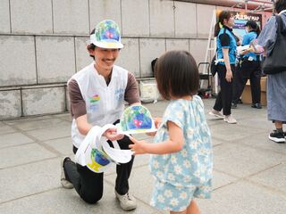 06サンバイザーをどうぞ♪