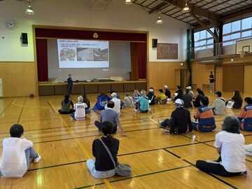 02消防署による防災に関する説明（老松中学校）