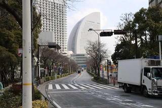 3月3日のさくら通りの風景写真