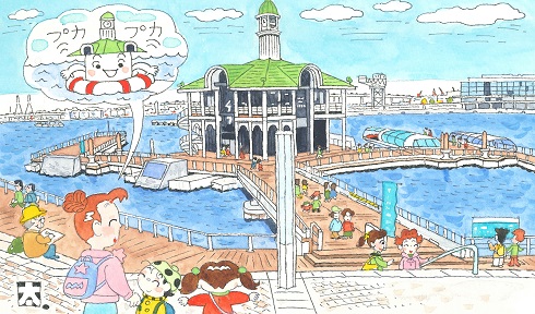 Illustration of Pukari-san Bridge