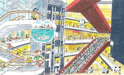 温故知新！西区てくてくスケッチ：第65回　クイーンズスクエア横浜・ステーションコア