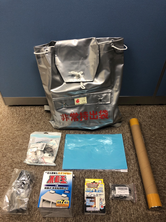 震災時の家具転倒対策・通電火災対策（展示用）