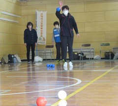 ボッチャ大会の写真