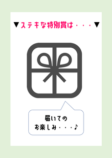 カードラリー特別賞は…届いてのお楽しみ・・・♪