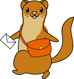 郵便タッチーくんイラスト