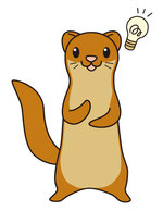 ひらめいたタッチーくんイラスト