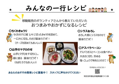 おつまみレシピ１