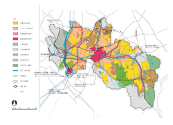 市街地整備・住環境の方針図