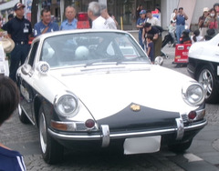 ポルシェのパトカーの展示