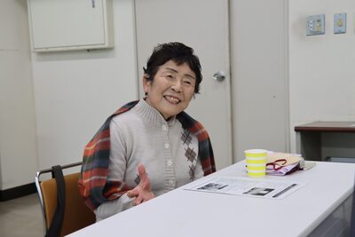 栄区民合唱団（当時）　土居繁子さん