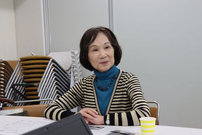 栄区民合唱団（当時）　由田順子さん