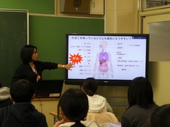 たばこに関する出前授業写真