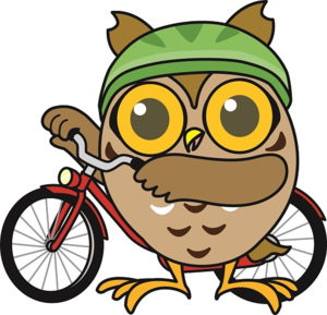 自転車を押すせやまる