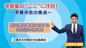 La manera de pensar en cada denominación: Partido Democrático constitucional de Japón Eita Yamaura representativo