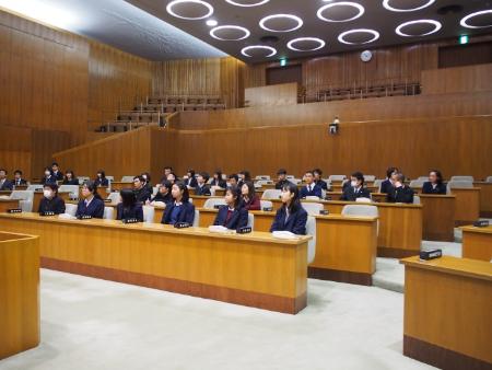 Image of the tour of the plenary hall