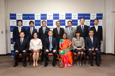 記念撮影の画像