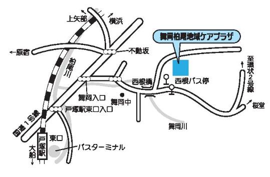 Bản đồ xung quanh Trung tâm Chăm sóc Cộng đồng Maioka Kashio