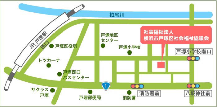 Bản đồ Totsuka bạn bè