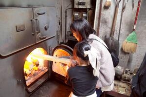 わくわく　釜焚き