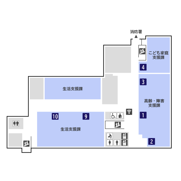 3F floor map