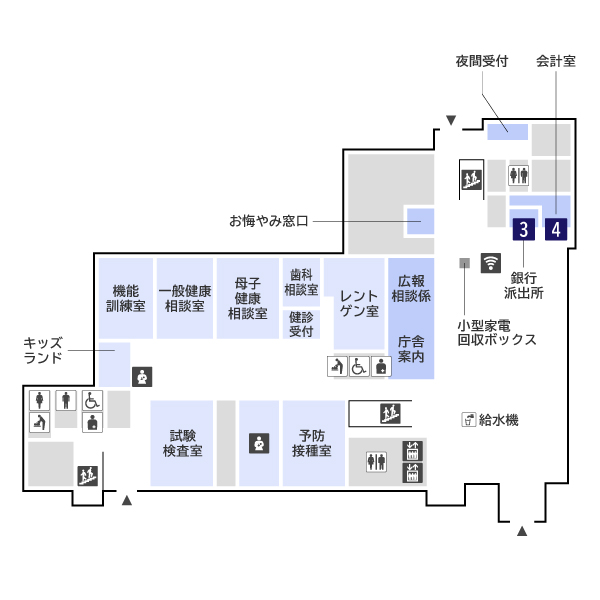 １階フロアマップ