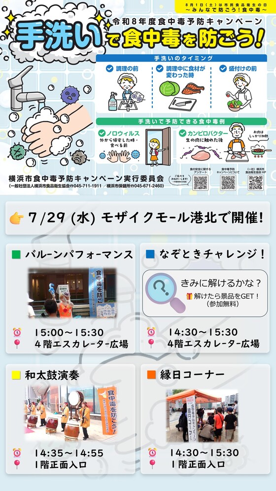 R8食中毒予防キャンペーンのポスター