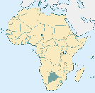 bản đồ botswana