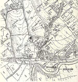 くねくね早渕川の地図
