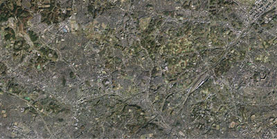 2003年の流域航空写真