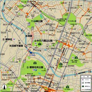 야사키노미치 맵