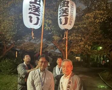 南山田町内会の「虫送り」